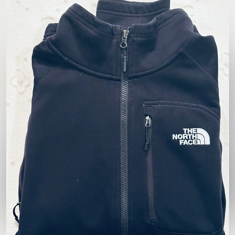 🌲The North Face Men’s Fleece-lined Full-zip Sweatshirt, Size Large, Black